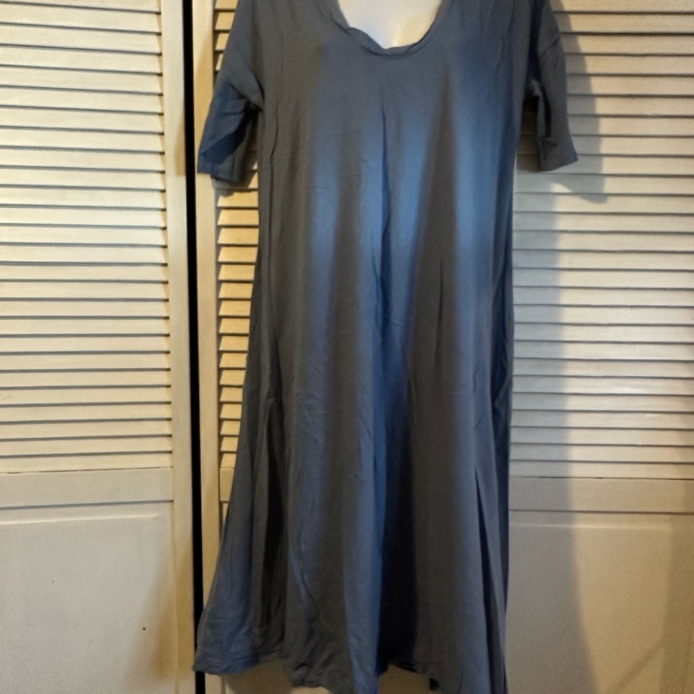 Free People Blue Midi Dress